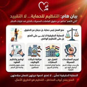 التنظيم للحماية... لا التقييد ... أنتي الأهم تدافع عن حقوق العاملات المصريات بالخارج 