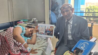 من قلب مستشفى النيل .. رسالة أمل من الأمم المتحدة للمعلومات تعيد الابتسامة للطفلة المبدعة فاطمة وليد