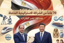 في احتفالية مرور 70 عاماً على العلاقات الرسمية.. السيسي يرحب بالرئيس الصيني شي جين بينج بالقاهرة ويدعو لمرحلة جديدة من الشراكة الاستراتيجية